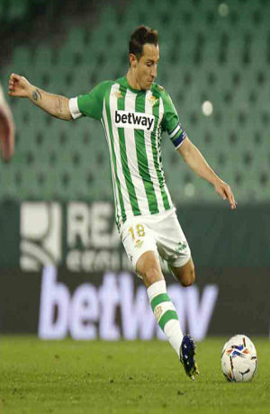 Betis se impone 1-0 al Getafe con alineación de Guardado; Lainez en la banca
