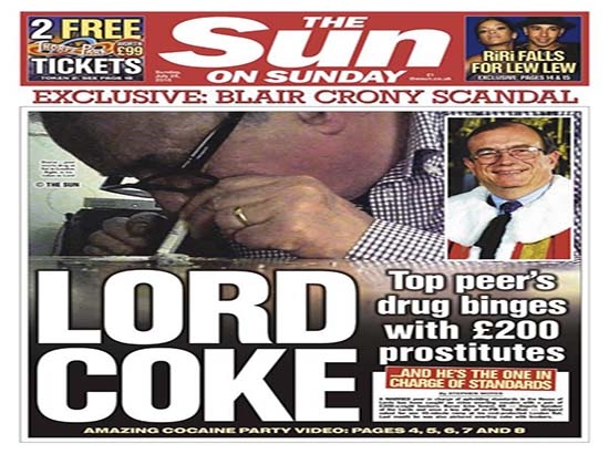 Escándalo de drogas y prostitutas tumba a legislador británico