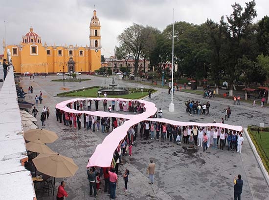 Feria de la Mujer y la Familia “La Lucha es Rosa” en San Pedro Cholula