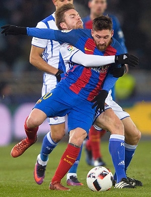 Barcelona derrotó 1-0 a la Real Sociedad en la Copa del Rey