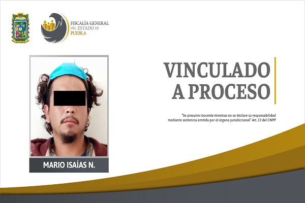 Golpeó e intentó ahorcar a su pareja; quedó vinculado a proceso en Puebla