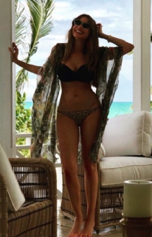 Sofía Vergara presumió sensualidad “retro”