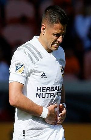 Chicharito salió golpeado de la práctica del LA Galaxy