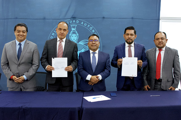 BUAP firma convenio de colaboración con CECyTE y Conalep