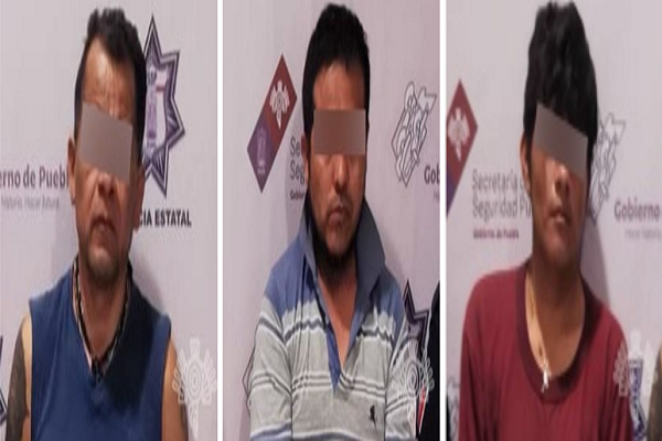 Captura policía estatal a líder delincuencial de Altepexi y dos cómplices