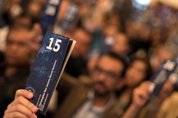 La BUAP recibió a los tres candidatos a la gubernatura