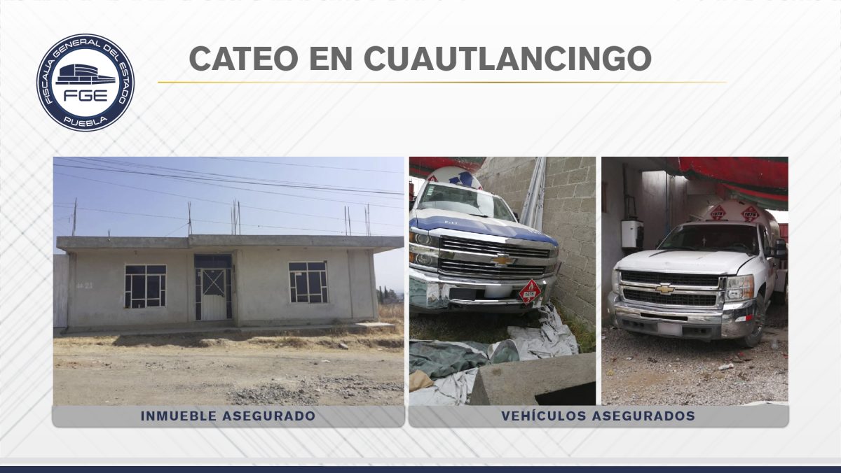 Recuperan dos pipas de gas robadas en Cuautlancingo
