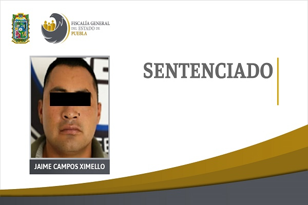 Condena de 23 años y 9 meses a homicida de mesero en Atlixco