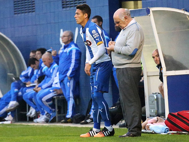 Héctor Moreno regresó a las canchas con el Espanyol