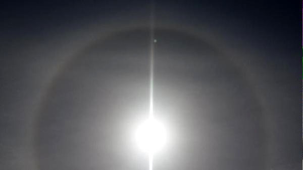 Halo solar en Atlixco se populariza en redes sociales