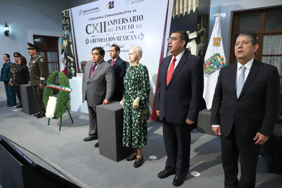 Celebran inicio de la Revolución en Casa de los Hermanos Serdán