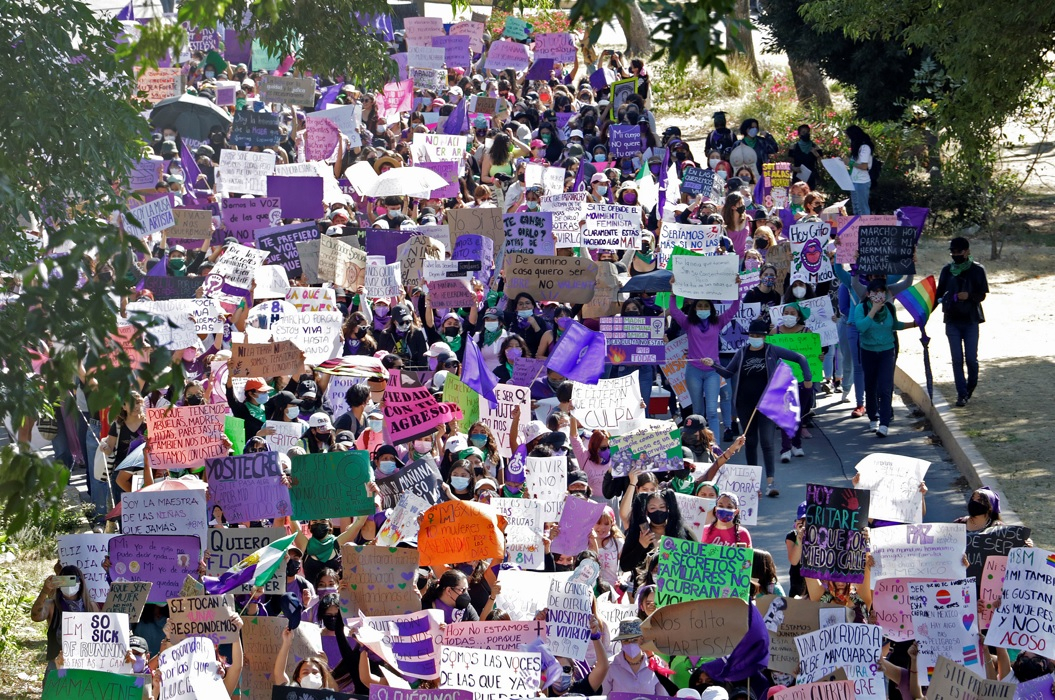 8M: 37 marchas en 27 municipios de Puebla