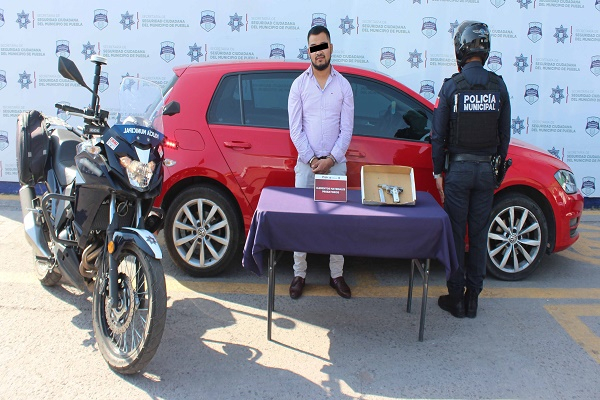 Hombre con arma de fuego fue capturado en la colonia La Paz