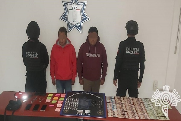 SSP Puebla detiene a dos narcomenudistas más de la banda de “La Patrona”