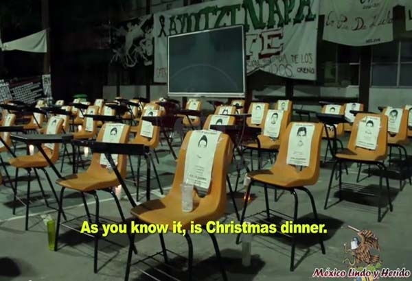 Ya no habrá Navidad, dicen en video padres de normalistas