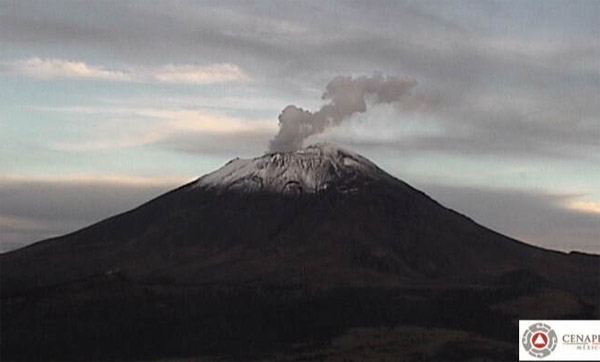 Popocatépetl disminuye actividad: apenas 17 exhalaciones