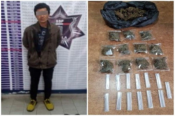 Sujeto vendía drogas en su taller mecánico, es capturado en Tetela de Ocampo