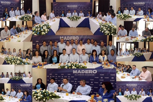 RMV se reúne con líderes del PAN; garantizan unidad y triunfo de Madero