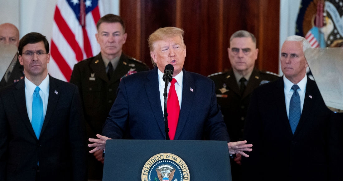 Trump responde a Irán con “poderosas” sanciones económicas