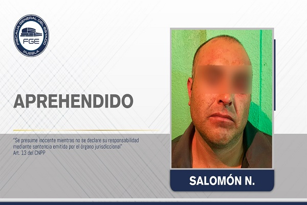 Cayó sujeto que mató a su esposa a balazos en Cañada Morelos