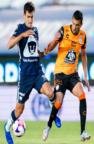 Liga MX: Pumas sacó empate 1-1 ante Pachuca y es tercero general