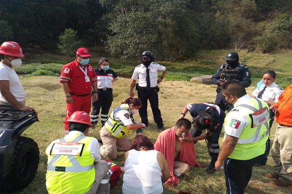 Un hombre casi pierde la vida ahogado en Zacatlán