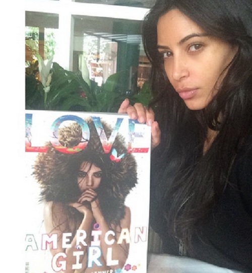 Kim Kardashian aparece en revista sin maquillaje