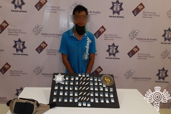 Policía Estatal detiene a narcovendedor de “El Shisha” en Tehuacán