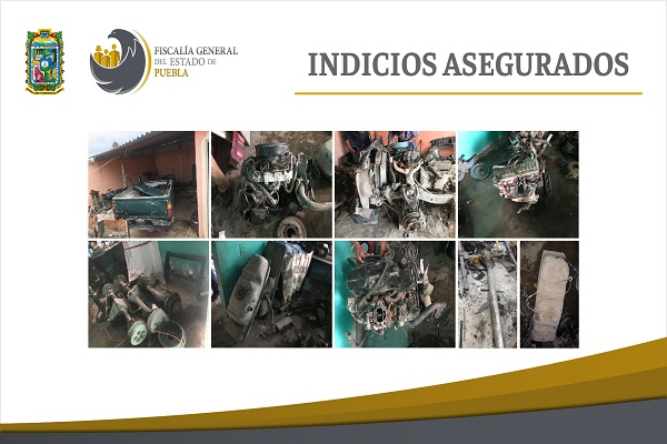 Localizan bodega con autopartes robadas en Tlacotepec de Benito Juárez