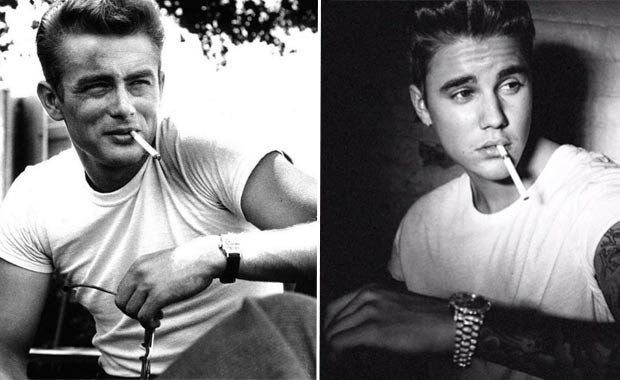 Justin Bieber emula a James Dean en fotografía