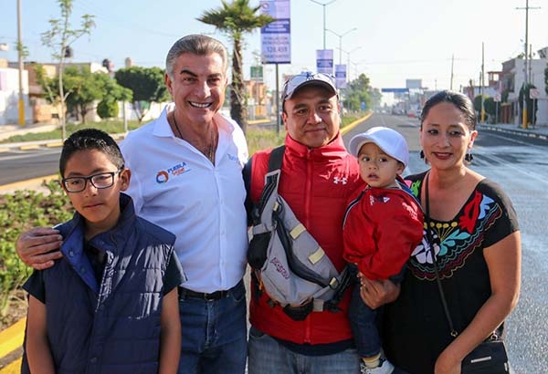 Tony Gali inaugura rehabilitación del bulevar Forjadores
