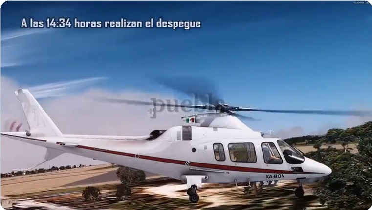 Reconstruyen en video el vuelo en el que murieron los Moreno Valle