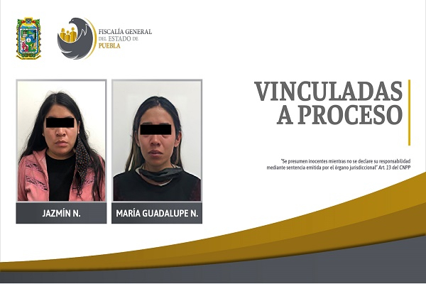 Fiscalía detiene a dos mujeres por trata de personas en Puebla