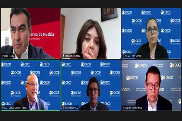 Gobierno del estado fortalece lazos con la OCDE para atraer inversiones a Puebla