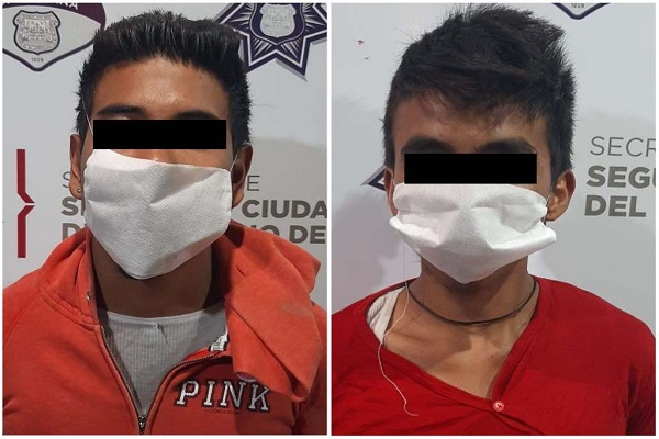 Ladrones atracan Oxxo y policías los capturan en La Guadalupana