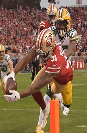 NFL: San Francisco se impuso 37-20 a Green Bay