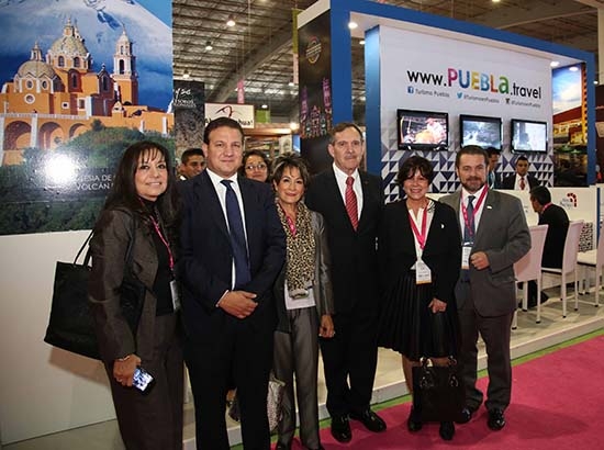 Puebla destaca en la Feria Internacional de Turismo de las Américas