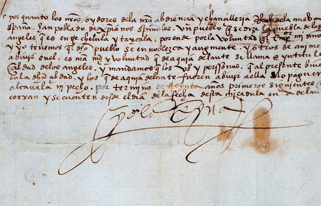 Conoce la Cédula Real de la fundación de Puebla de 1532
