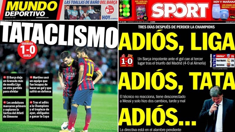 Crisis en el Barcelona, piden salida de Martino