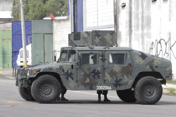 Ejército hace operativo en Camino a Morillotla
