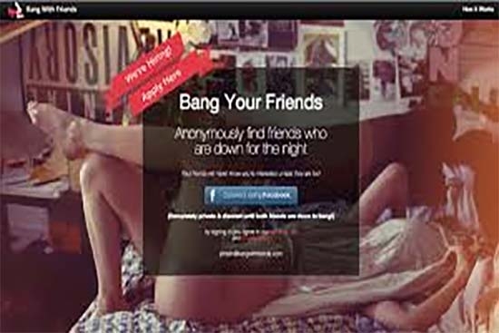 Bang with friends, la app de Facebook para tener sexo entre amigos