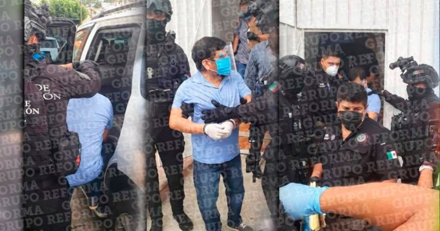 Difunden fotografías de la aprehensión de Mario Marín en Acapulco
