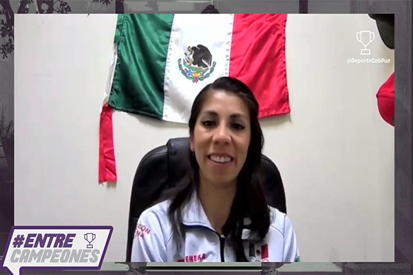 Merillela Arreola, karateca poblana, busca llegar a Juegos Olímpicos de Tokio