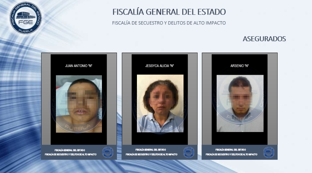 Atrapan a tres secuestradores que mataron a un comerciante de Texmelucan