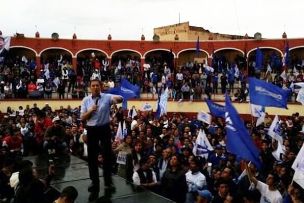 RMV apoya mitin de Gustavo Madero en Tlaxcala