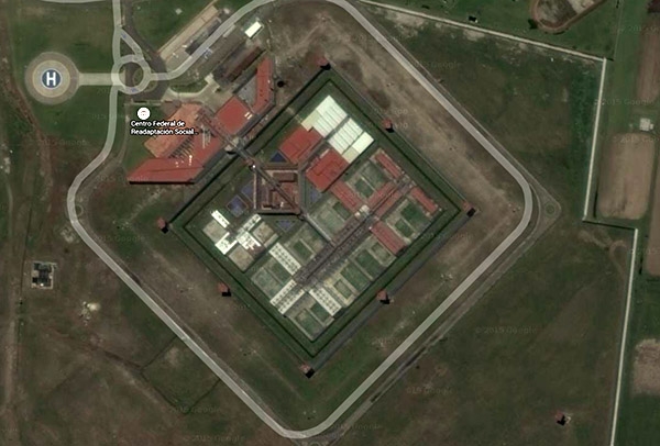 Mapa del penal del Altiplano puede verse desde Google Earth