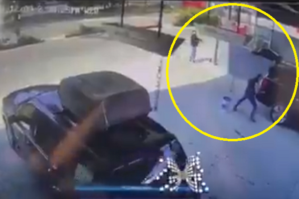 VIDEO: Escolta es herido al frustrar asalto en autolavado de Lomas de Angelópolis
