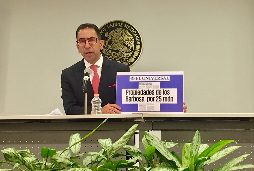 Lozano pide investigación del Senado contra Barbosa