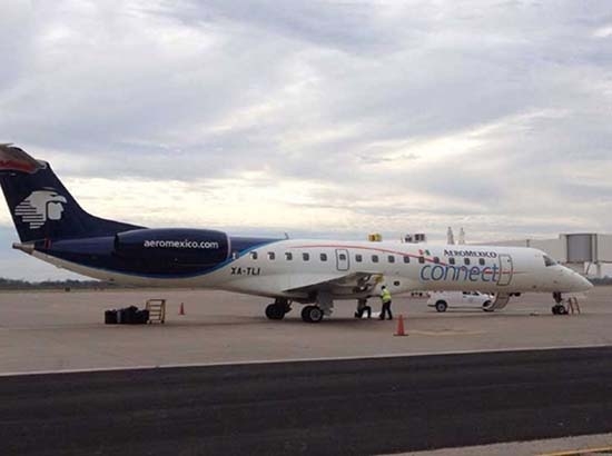 Falla avión de Aeroméxico, iba de Culiacán a Guadalajara