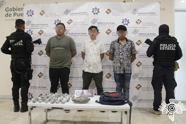 Detienen a tres asaltantes de la banda de “Los Titis” en Puebla